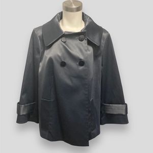 Alfani steel metallic pea coat Size XL 